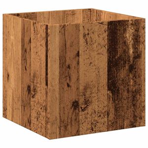 vidaXL Jardini&egrave;re vieux bois 40x40x40 cm bois d'ing&eacute;nierie