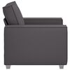 vidaXL Canap&eacute; 59cm Gris tissu
