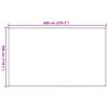 vidaXL Tapis de tente vert clair 300x600 cm PEHD