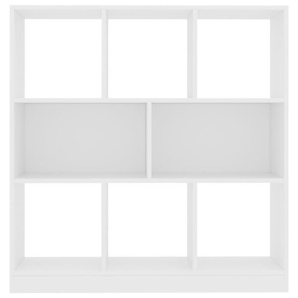 vidaXL Biblioth&egrave;que Blanc 97,5x29,5x100 cm Bois d'ing&eacute;nierie
