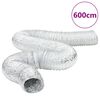 vidaXL Conduit de ventilation aluminium 6 m &Oslash;20 cm