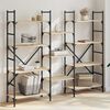 vidaXL Biblioth&egrave;que ch&ecirc;ne sonoma 160x28,5x136,5 cm bois d'ing&eacute;nierie