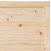 vidaXL Porte coulissante Naturel 80 x 208 cm Bois de pin massif