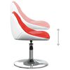 vidaXL Chaise de salle &agrave; manger Rouge et blanc Similicuir