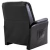 vidaXL Chaise inclinable Noir Similicuir