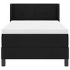 vidaXL Lit boxspring avec matelas avec matelas Noir 100 x 200 cm