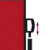 vidaXL Auvent lat&eacute;ral r&eacute;tractable rouge 100x500 cm