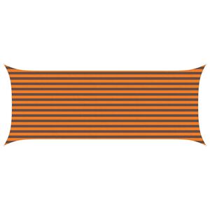 vidaXL Voile d'ombre Orange et marron 5 x 2 m 100 % polyester Oxford