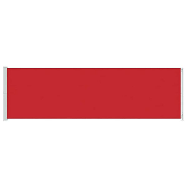 vidaXL Auvent lat&eacute;ral r&eacute;tractable de patio 180x600 cm Rouge