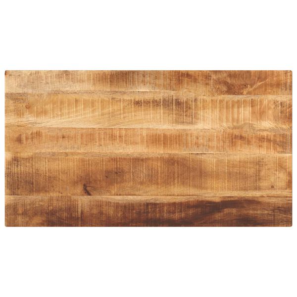 vidaXL Dessus de table rectangulaire bois massif de manguier brut