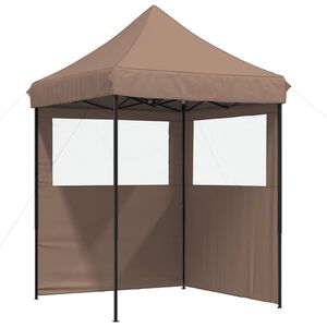 vidaXL Tente de r&eacute;ception pliable escamotable avec 2 parois lat&eacute;rales