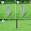 vidaXL Cl&ocirc;ture Euro Acier 25 x 1,5 m Gris