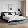 vidaXL Couette avec oreiller 3 pcs Blanc Microfibre