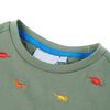 T-shirt pour enfants avec manches courtes kaki 128