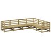 vidaXL Salon de jardin 6 pcs bois de pin impr&eacute;gn&eacute;