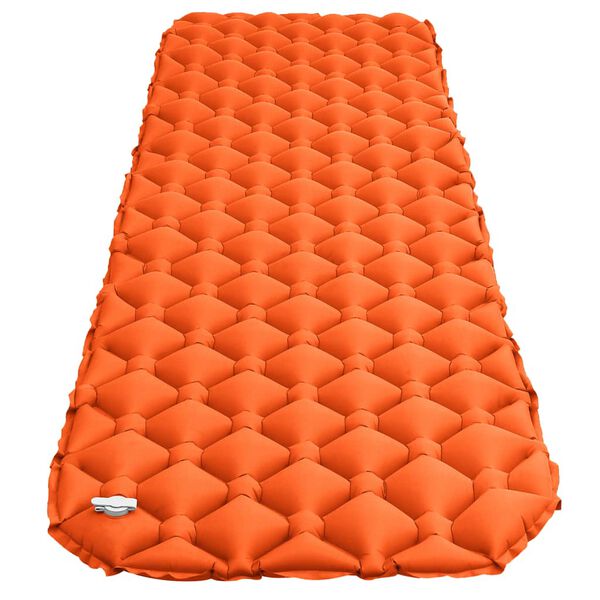 vidaXL Matelas gonflable 58x190 cm Orange