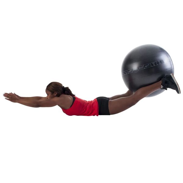 Pure2Improve Ballon d'exercice 65 cm Noir