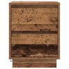 vidaXL Cabinet de chevet 2 pcs Bois ancien 39 x 34,5 x 50 cm