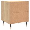 vidaXL Tables de chevet 2 pcs ch&ecirc;ne sonoma 40x35x47,5 cm