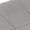 vidaXL Couverture lest&eacute;e Gris 120x180 cm 9 kg Tissu
