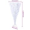 vidaXL Sapin de No&euml;l artificiel avec 300 LED Blanc 210 cm PVC et Acier
