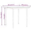 vidaXL Ensemble de salle &agrave; manger pour jardin 3 pcs Gris polyrotin