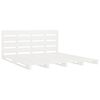 vidaXL Cadre de lit sans matelas blanc 160x200 cm bois de pin massif