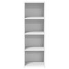 vidaXL Buffet blanc 40x41x124 cm bois d'ing&eacute;nierie