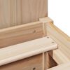 vidaXL Lit biblioth&egrave;que sans matelas 120x190 cm bois de pin massif