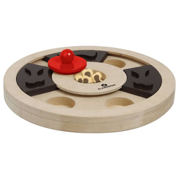 FLAMINGO Jouet d'entra&icirc;nement c&eacute;r&eacute;bral Hera 25 cm Bois