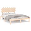 vidaXL Cadre de lit sans matelas 140x190 cm bois massif