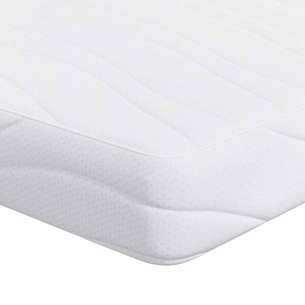 vidaXL Matelas Blanc 90 x 200 cm Tissu jacquard