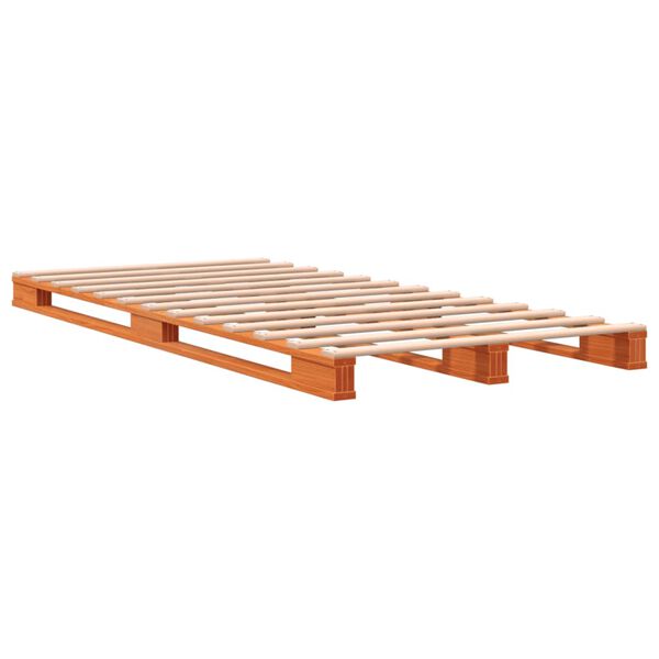 vidaXL Lit de palette sans matelas 90x200 cm bois de pin massif
