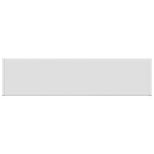 vidaXL Appui de fen&ecirc;tre Blanc 60 x 25 x 4,5 cm PVC