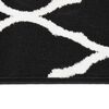 vidaXL Tapis BCF Noir et blanc 80x350 cm
