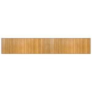 vidaXL Tapis rectangulaire naturel 60x400 cm bambou