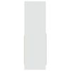vidaXL Buffet haut blanc 63x33x100 cm bois d'ing&eacute;nierie