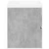 vidaXL Ensemble de meubles de salle de bain 2 pcs gris b&eacute;ton