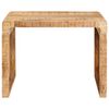 vidaXL Table d'appoint Marron 60 x 35 x 46 cm Bois de mangue massif