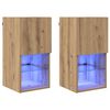 vidaXL Meubles TV muraux 2 pcs Ch&ecirc;ne artisanal 30,5 x 30 x 60 cm