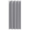vidaXL Rideaux occultants avec anneaux 2 pcs Gris clair 245 x 140 cm