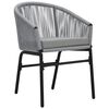 vidaXL Ensemble de salle &agrave; manger pour jardin 9 pcs Anthracite
