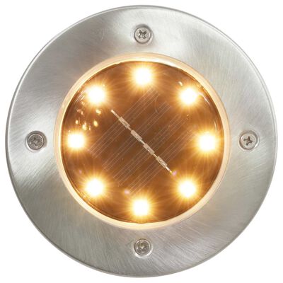 vidaXL Lampes solaires de sol 8 pcs Lumières LED couleur RVB