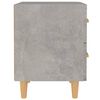 vidaXL Table de chevet Gris b&eacute;ton 40x35x47,5 cm