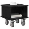 vidaXL Meuble TV Ch&ecirc;ne noir 37 x 35 x 35 cm Bois d'ing&eacute;nierie