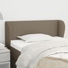 vidaXL T&ecirc;te de lit avec oreilles Taupe 103x23x78/88 cm Tissu