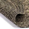vidaXL Tapis fait &agrave; la main Jute Noir et naturel 120 cm