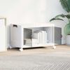 vidaXL Bo&icirc;te de rangement empilable avec roues 75 L 64x40x41 cm