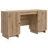 vidaXL Bureau Ch&ecirc;ne artisanal Bois d'ing&eacute;nierie 142,5 x 50 x 75 cm