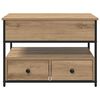 vidaXL Table basse Ch&ecirc;ne artisanal 70 x 50 x 54.5 cm Bois d'ing&eacute;nierie